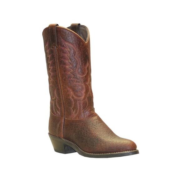 NEW ABILENE Men's 6404 12" Western Boot Antiqued Brown Bison Size 11.5 EE Wide - Picture 1 of 12